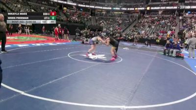 G190-5A Cons. Round 3 - Mikayla Maes, Denver North Girls vs Wren Freeman, Littleton High School Girls