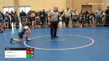 101 lbs Quarterfinal - Joey Borello, Total Force ES vs Kalieb Renyolds, Smittys Barn ES