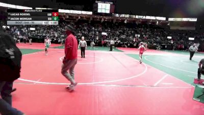 90 lbs Cons. Round 3 - Jacob Morgan, BRN3 vs Lucas Roedel, OHW1