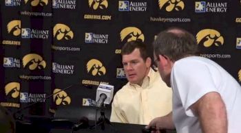 Tom Brands was not happy with the Hawkeyes performance