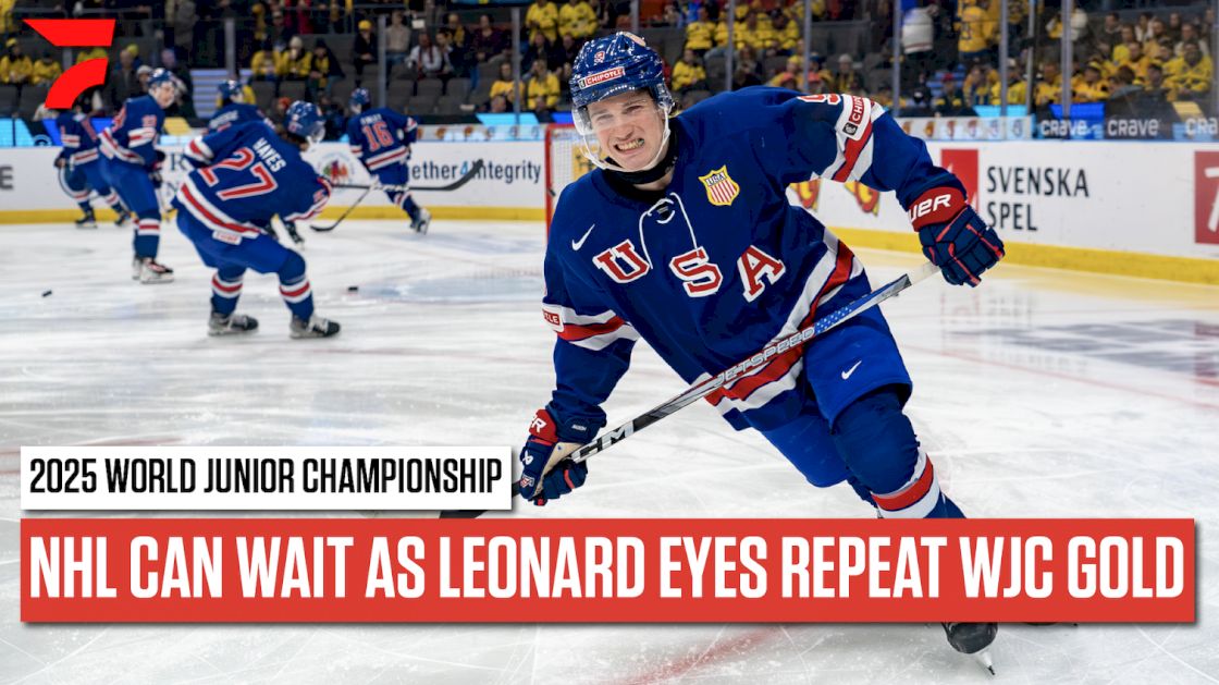 Ryan Leonard Says NHL Can Wait While He Chases WJC Gold