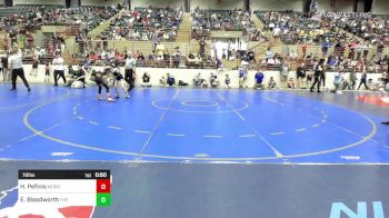 70 lbs Quarterfinal - Hudson Pefinis, Morris Fitness Wrestling Club vs Elijah Bloodworth, The Storm Wrestling Center