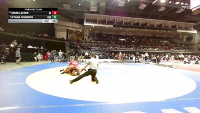 190 lbs Cons. Round 4 - Kyana Johnson, Fairfield vs Maria Alves, Bella Vista
