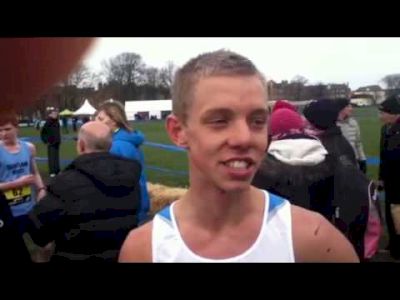 Craig Nowak after 3rd place in Great Edinburgh XC 2013