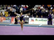 LSU Gymnast, Jessica Savona (Floor Routine) 1/4/13 v NC State
