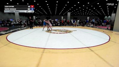 110 lbs Cons. Semis - Leah Wynn, Tough N Technical vs Hope Widman, Husky Wrestling Club