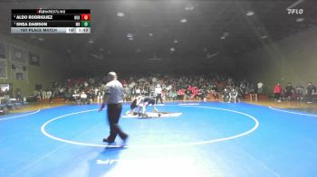 138 lbs 1st Place Match - Shea Dawson, Morro Bay vs Aldo Rodriguez, Woodlake