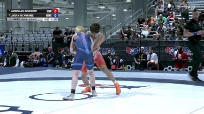 63 kg Semis - Nicholas Sorrow, Simmons Academy Of Wrestling vs Logan Schwanz, Maverick WC