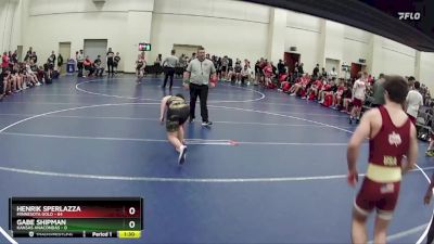 150 lbs Round 3 (6 Team) - Henrik Sperlazza, Minnesota Gold vs Gabe Shipman, Kansas Anacondas