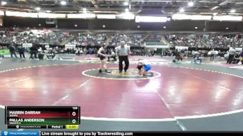 120 lbs Champ. Round 1 - Marrin Darrah, Nampa vs Pallas Anderson, Wasatch