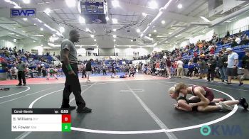 88 lbs Consolation - Brooks Williams, Tulsa Blue T Panthers vs Mason Fowler, Ada Youth Wrestling