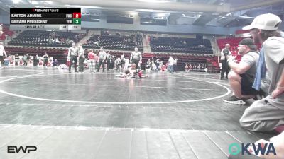 61 lbs Consolation - Hunter Clarke, Claremore Wrestling Club vs Garrett Potts, Wagoner Takedown Club