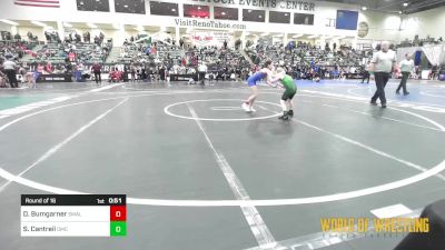 65 lbs Round Of 16 - Delaina Bumgarner, Small Town Wrestling vs Sally Cantreil, Oakridge Mat Club