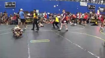 95 lbs Quarterfinals (8 Team) - Gavin Landers, Team Iowa Red vs Kyler Simons, Team Iowa Blue