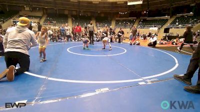 43 lbs Rr Rnd 3 - Rhett Soetaert, Oklahoma Strong-Blue 9U vs Walker Williams, Team Tulsa NDT