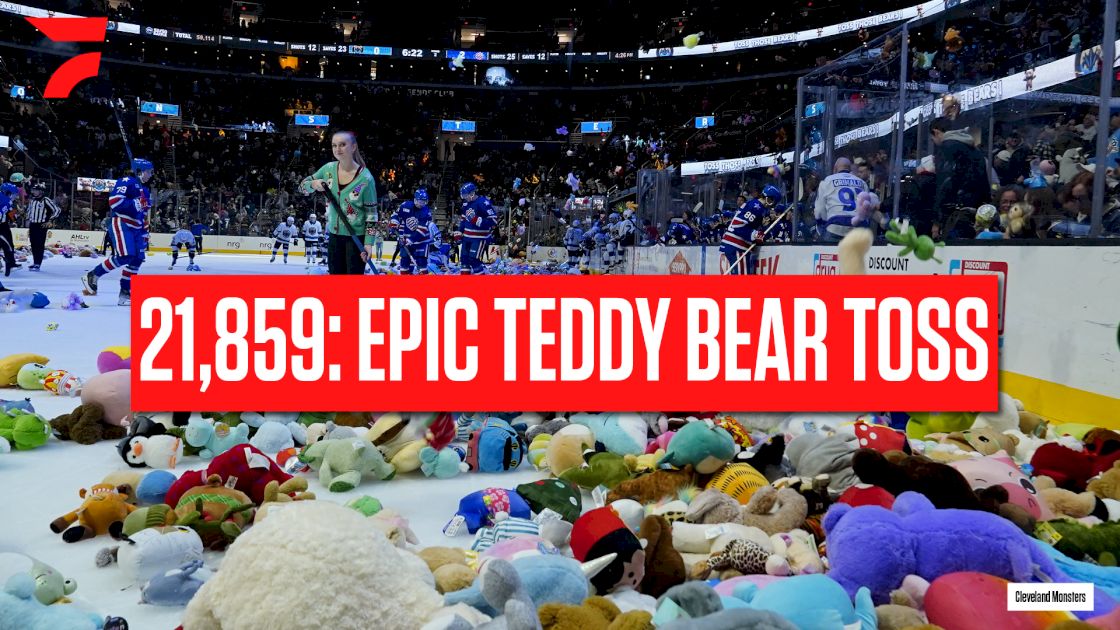 GOTTA SEE IT: Cleveland Monsters' Epic Teddy Bear Toss