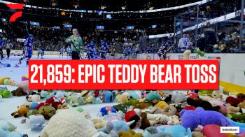 GOTTA SEE IT: Cleveland Monsters Fans Throw Nearly 22,000 Teddy Bears To Ice After Stanislav Svozil Goal