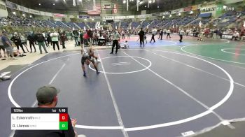 120 lbs Round Of 16 - Landon Eckenroth, Mile High WC vs David Llamas, Minot HS