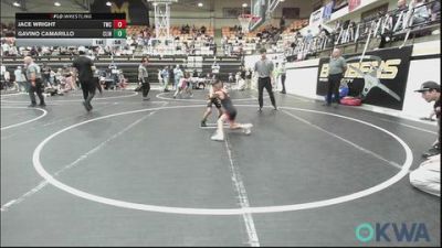 55 lbs Final - Jace Wright, Tuttle Wrestling Club vs Gavino Camarillo, Clinton Youth Wrestling
