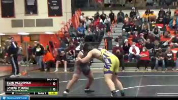 195 lbs Champ. Round 1 - Joseph Cuppini, Rockton (HONONEGAH) vs Evan Mccormick, EDWARDVILLE (HS)
