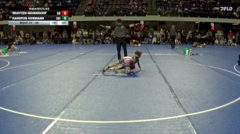 65 lbs Quarterfinal - Braycen Neuendorf, Immortal Athletics WC vs Kashton Hormann, Summit Wrestling Academy