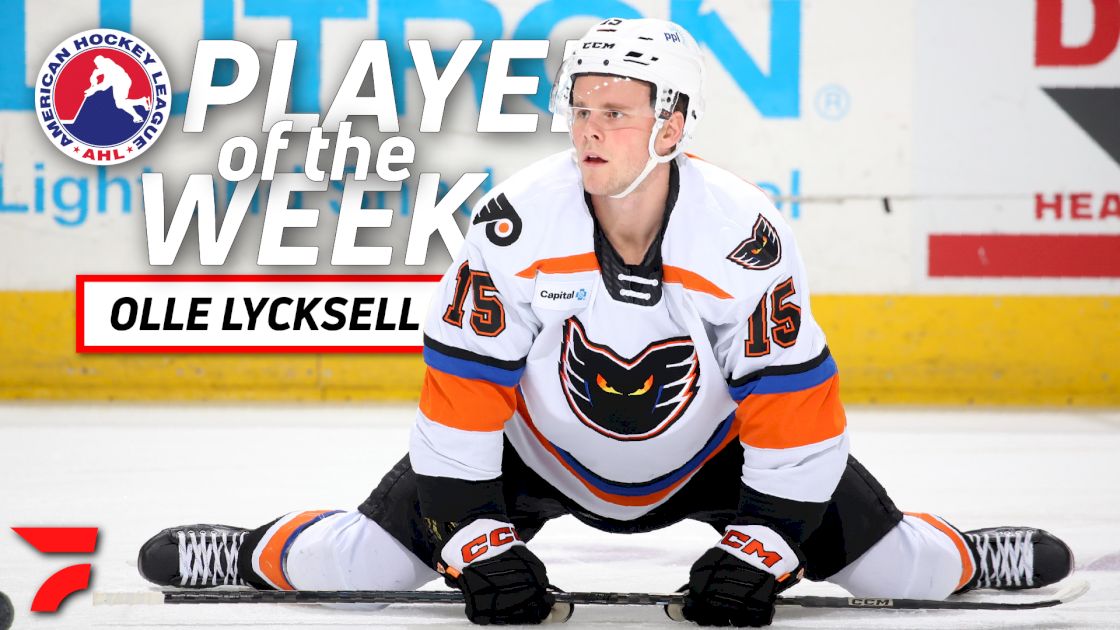 Olle Lycksell Named AHL Player Of The Week