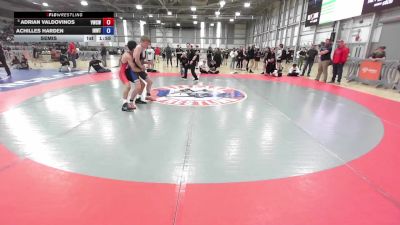 115 lbs Cons. Round 3 - ADRIAN VALDOVINOS, Victory Wrestling-Central WA vs Achilles Harden, Inland Northwest Wrestling Training Center