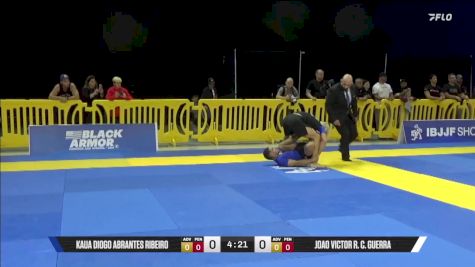 Joao Victor R. C. Guerra vs Kaua Diogo Abrantes Ribeiro 2025 Pan IBJJF Jiu-Jitsu No-Gi Championship