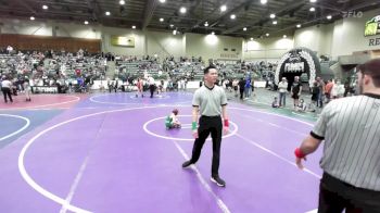 49 lbs Consi Of 4 - Lee Cox, Carson Bulldogs vs Connor Bettencourt, Orland WC