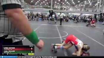 76 lbs Round 2 (6 Team) - Lyric Hetzer, Team Ohio vs Cael Muller, Red Hawk