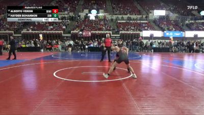 109 lbs Semifinal - Alberto Verdin, Hettinger vs Hayden Bohannon, Windy City Wrestlers