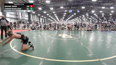 132 lbs Rr Rnd 3 - Michael Queen, Central Maryland Wrestling - HSB vs Connor McWilliams, Mat Warriors Red - HSB