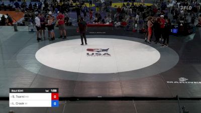 165 lbs 3rd Place - Salah Tsarni, MD vs Liam Crook, WI