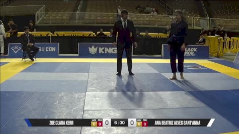 Ana Beatriz Alves Sant'anna vs Zoe Clara Kerr 2025 Pan Jiu Jitsu IBJJF Championship