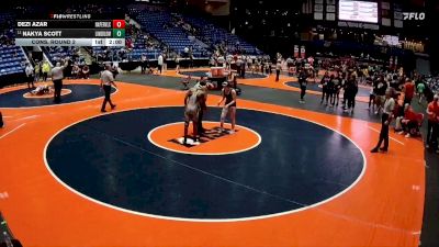 125 lbs Cons. Round 2 - Nakya Scott, Chicago (Lindblom) vs Dezi Azar, Naperville (Central)