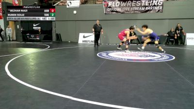 All Cadet Boys Freestyle Upper - 144 lbs Champ. Round 1 - Bezhan Niazi, Alameda High School Wrestling vs Ruben Soliz, The GR818ERS Wrestling Club