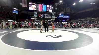 140 lbs Cons. Rd Of 32 - Isabella De La Vega, IL vs BethAnn Templeman, IA