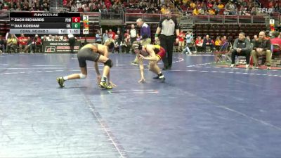 2A-138 lbs Cons. Round 2 - Dax Koedam, Sergeant Bluff-Luton vs Zach Richards, PCM, Monroe