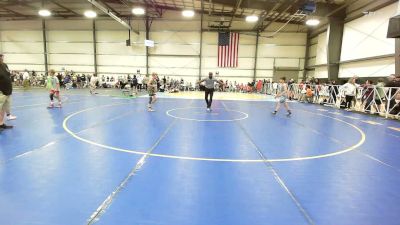 80 lbs Rr Rnd 2 - Riggins Arsenault, OHIO GOLD - MS vs Evan Wellner, Mat Warriors Green MS - MS