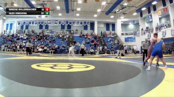 285 lbs 3rd Place Match - Breese Bollenbacher, Van Wert vs Alex Hinojosa, Defiance