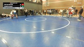 100 lbs 1st Place Match - Raylan Moore, Idaho vs Korbyn Shaw, Declo Stingers