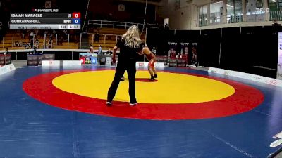 110kg Round 3 - Isaiah Maracle, Jr Badgers vs Gurkaran Gill, Miri Piri Wrestling Club