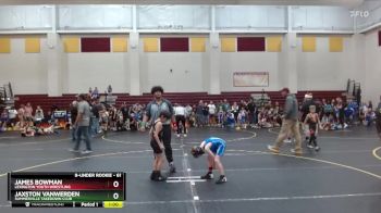 61 lbs Round 1 - Jaxston Vanwerden, Summerville Takedown Club vs James Bowman, Lexington Youth Wrestling