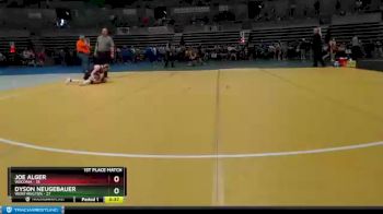 93 lbs Placement (4 Team) - Dyson Neugebauer, Worthington vs Joe Alger, Waconia