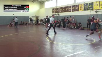 165 lbs Semifinal - Sawyer Casarez, Shasta College vs Austin Simmons, Fresno City College