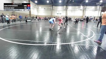 144 lbs 3rd Place - Ivan Kyryianenko, Youth Impact Center Wrestling Club vs Nikolas Gray, Wellington Wrestling