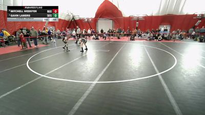 14U Boys - 96 lbs Cons. Semis - Gavin Lamers, Team Nazar Training Center vs Mitchell Webster, Wisconsin