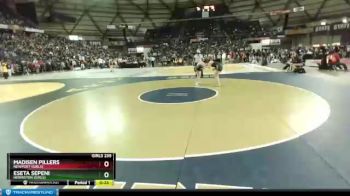 Girls 235 lbs Cons. Semi - Eseta Sepeni, Hermiston (Girls) vs Madisen Pillers, Newport (Girls)