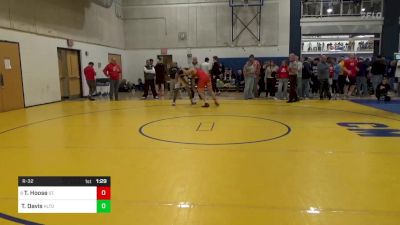 189 lbs R-32 - Tavio Hoose, St. Francis-NY vs Tykear Davis, Altoona