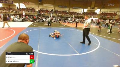 73 lbs Quarterfinal - Gilbert Rael, Capital City Jr Wrestling vs Lawrence Alvarado, Brighton WC